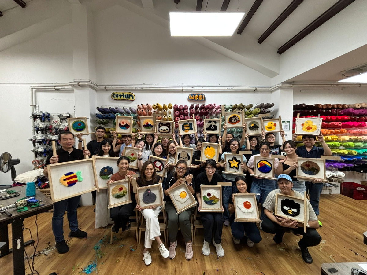 Corporate Team Building Singapore | Tufting Workshop Events – TUFT CLUB